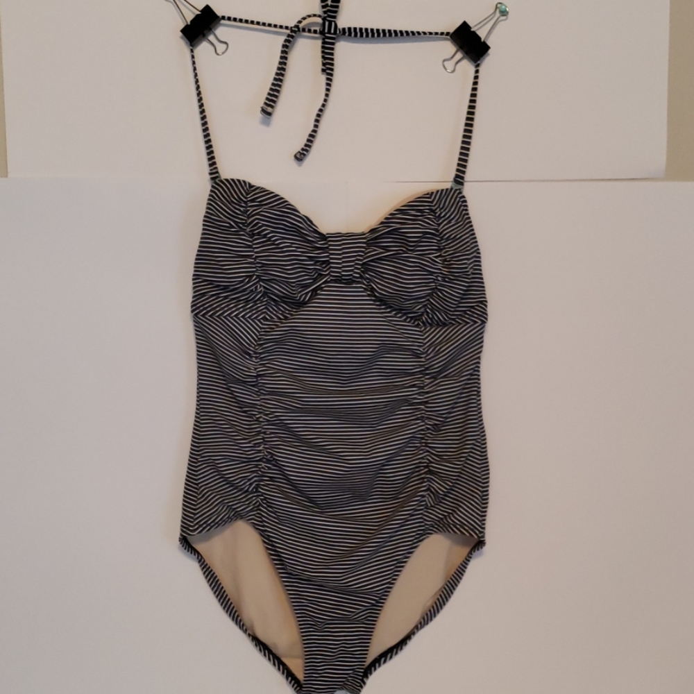 Merona stripes swim suit